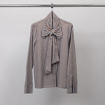 Charger l'image dans la galerie, Chemise à rayures col lavallière – TDM79024
