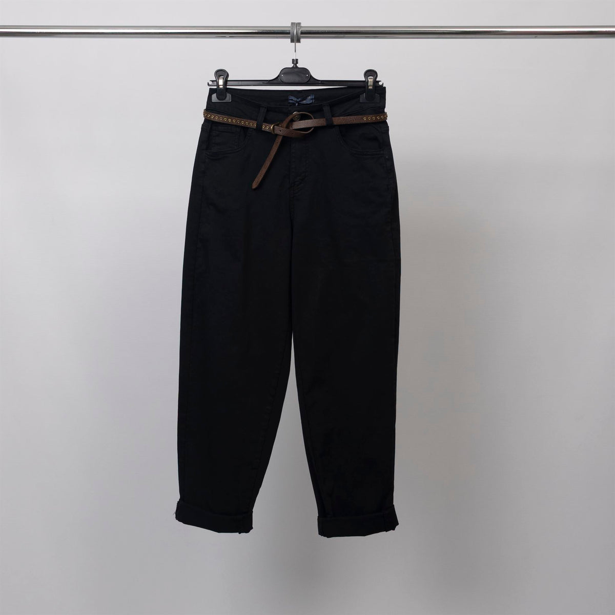 High waisted trousers with belt – cva825158 2 