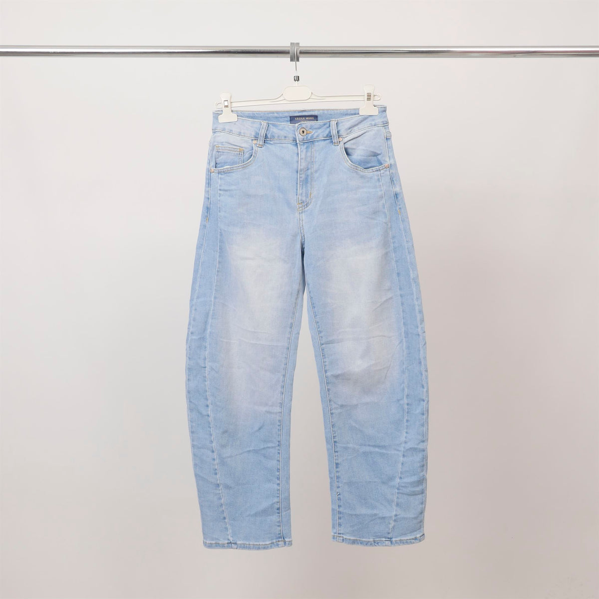 Light blue washed balloon jeans – csw1855