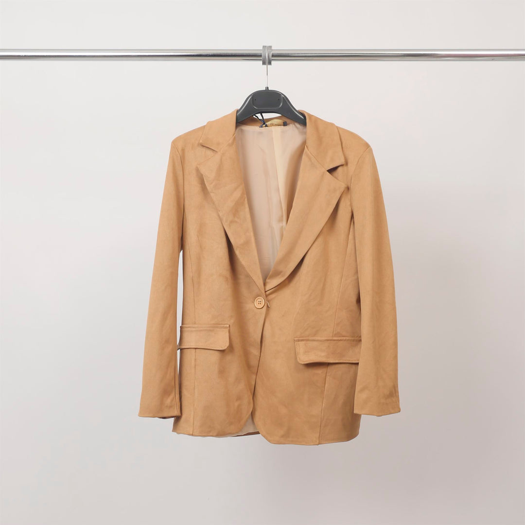 Blazer effet suédine à col tailleur - TDM55320-9