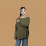 Charger l'image dans la galerie, Pull oversize col bateau SVD6262

