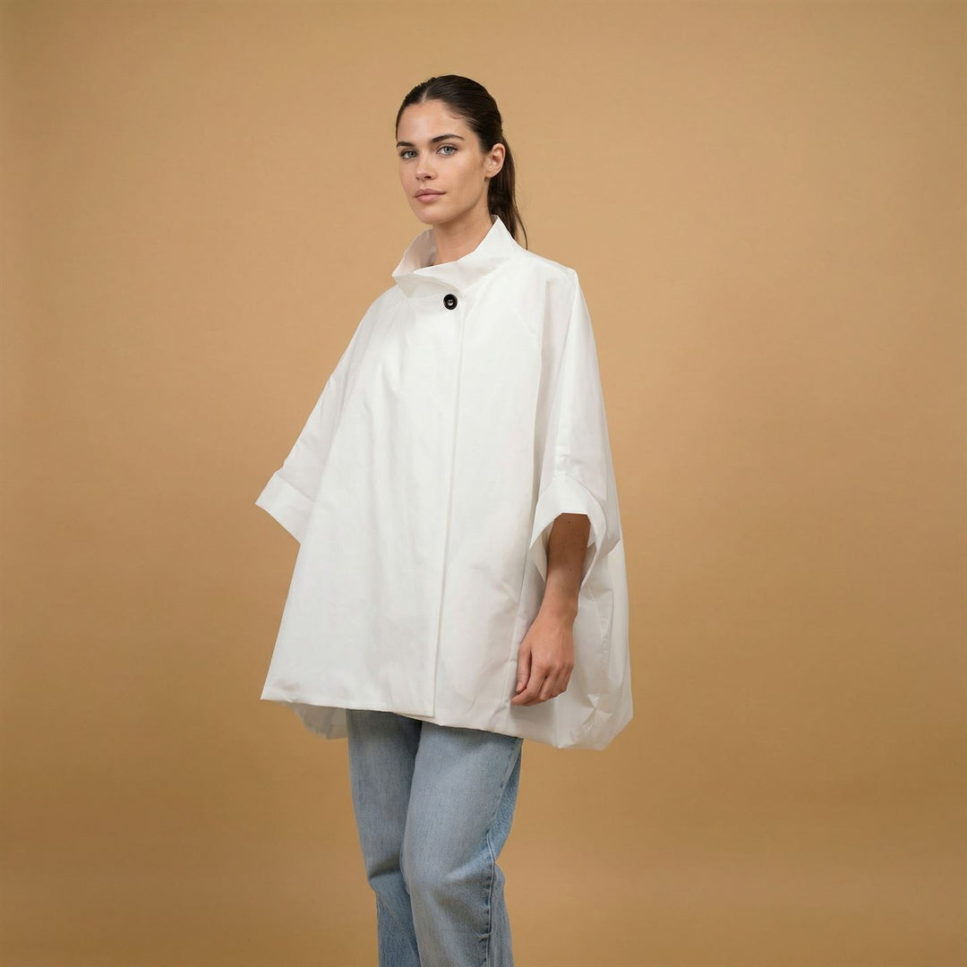 Waterproof jacket with stand-up collar HM7350