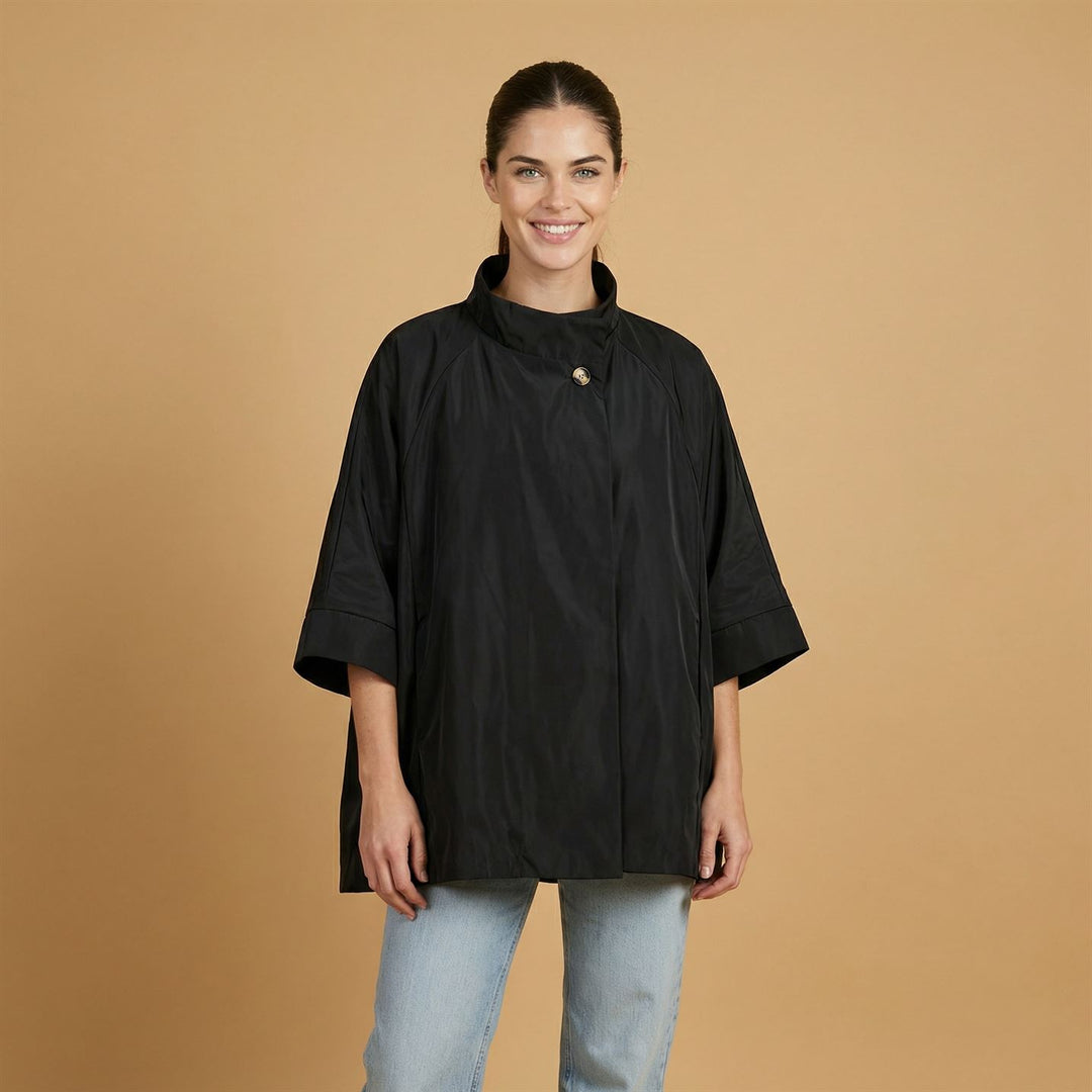 Waterproof jacket with stand-up collar HM7350