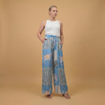 Load image into Gallery viewer, Graphic print satin trousers KD6637VS-20
