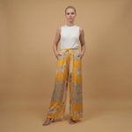 Load image into Gallery viewer, Graphic print satin trousers KD6637VS-20
