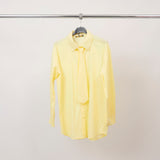 Straight-cut shirt with tie collar TDM56222