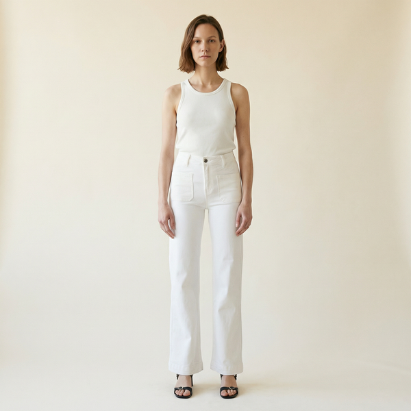 White straight jeans – SD8047
