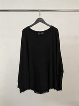 Poncho fluide à franges YF570113