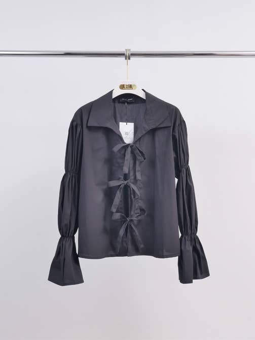 Knotted blouse 80560