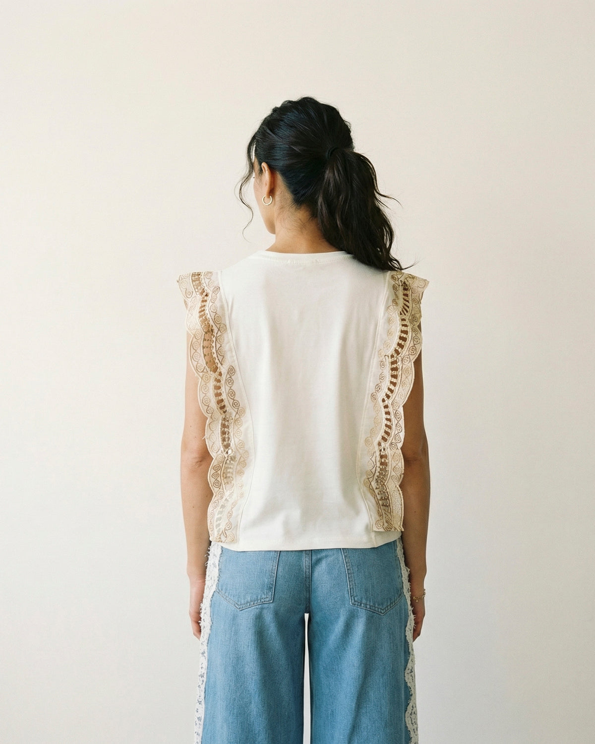 Embroidered cotton t shirt bcg02735 2