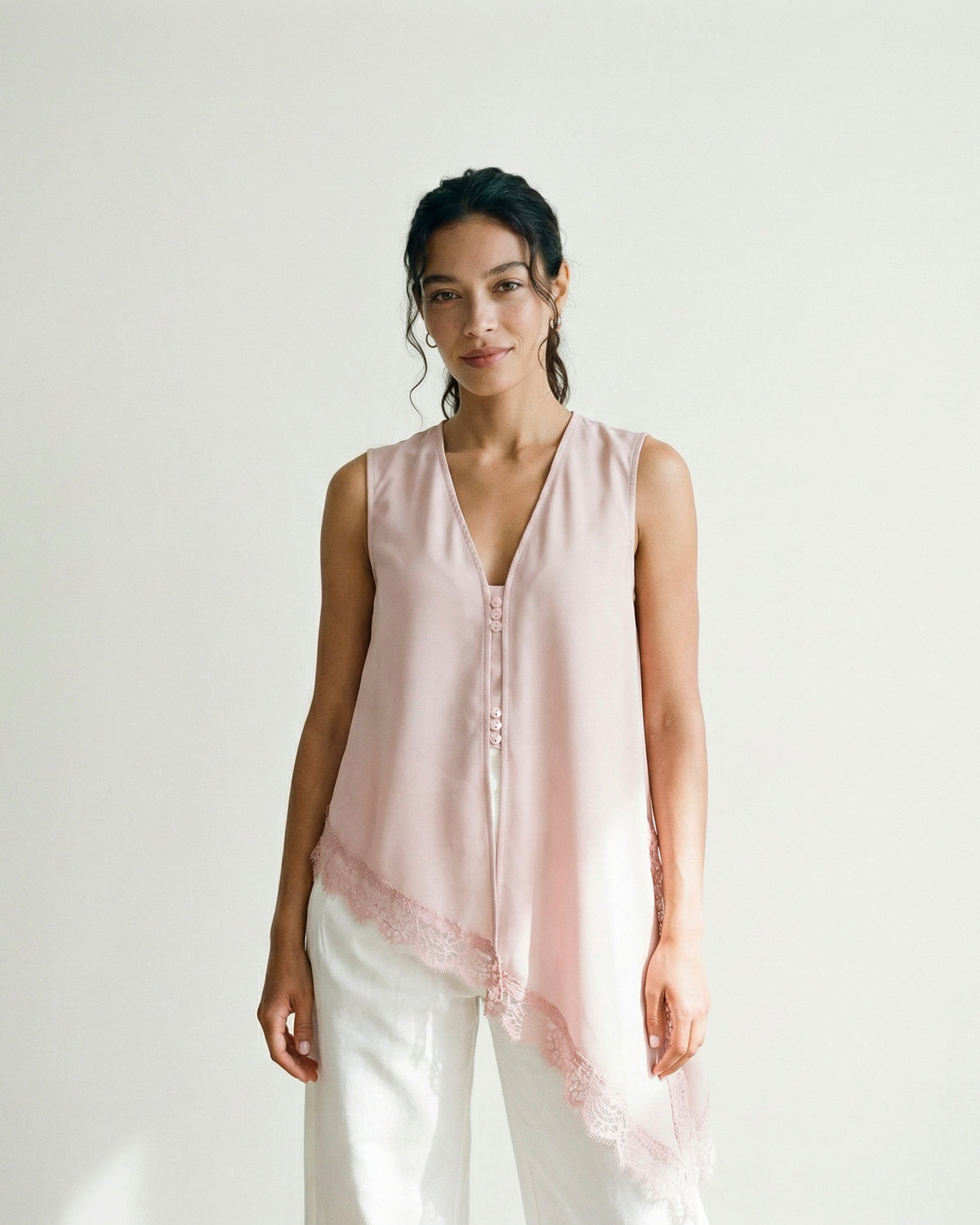 Top asymétrique sans manches bcg03571