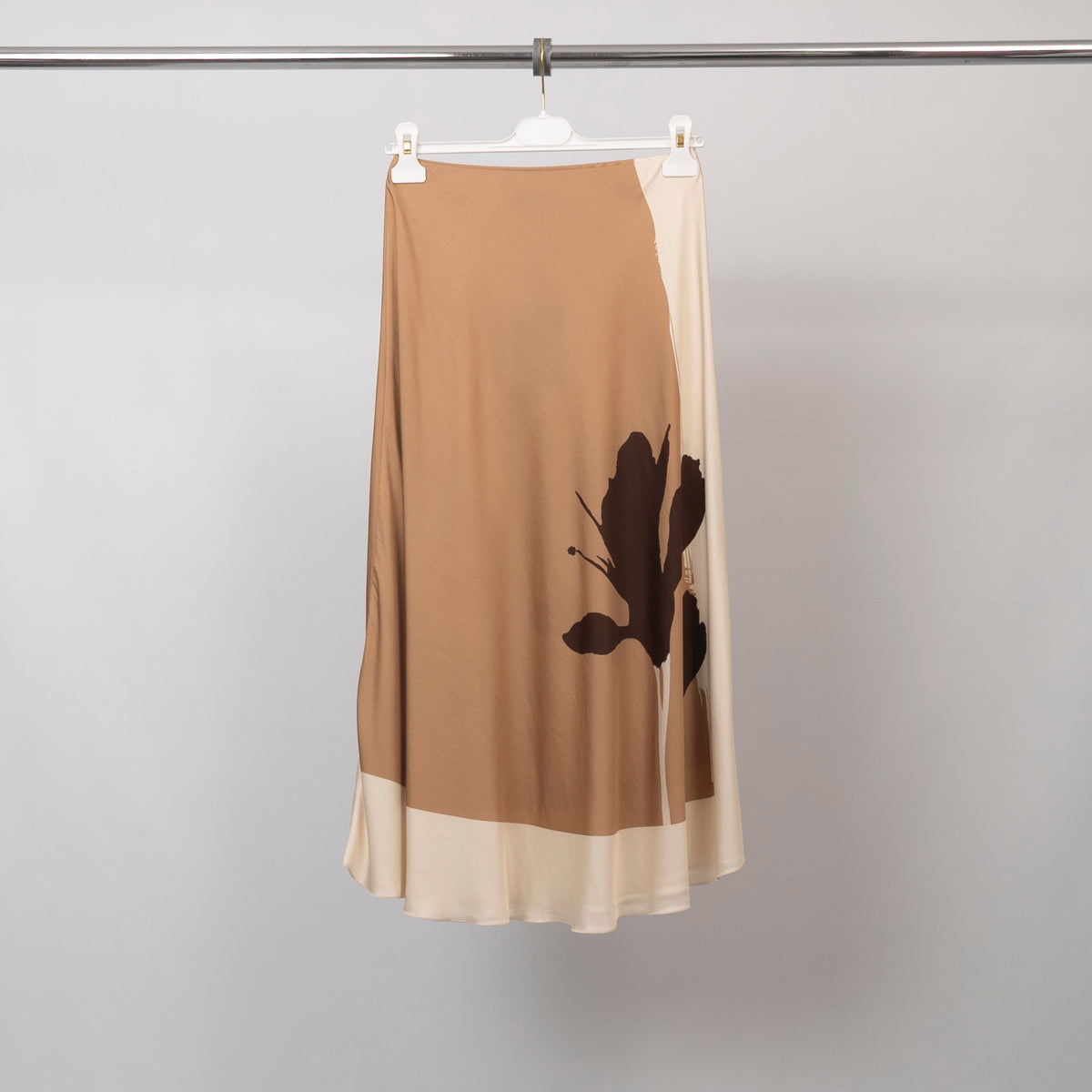 Jupe mi longue imprimé fleur bicolore – bcl5029vs 5