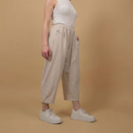 Charger l'image dans la galerie, Pantalon fluide coton taille élastiquée – CVA825695
