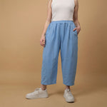 Charger l'image dans la galerie, Pantalon fluide coton taille élastiquée – CVA825695
