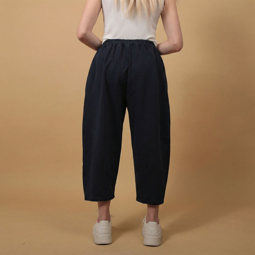 Pantalon fluide coton taille élastiquée – CVA825695