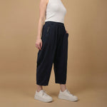 Charger l'image dans la galerie, Pantalon fluide coton taille élastiquée – CVA825695
