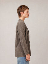 Gilet ouvert métallisé CA7814