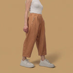 Charger l'image dans la galerie, Pantalon fluide coton taille élastiquée – CVA825695
