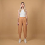 Charger l'image dans la galerie, Pantalon fluide coton taille élastiquée – CVA825695

