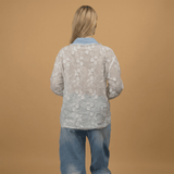 Chemise dentelle col denim csw5065