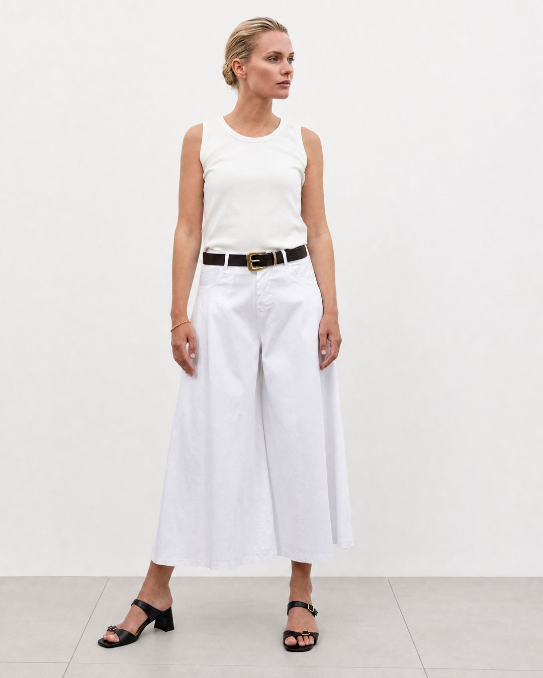 Jupe-culotte en coton CVA821318-2