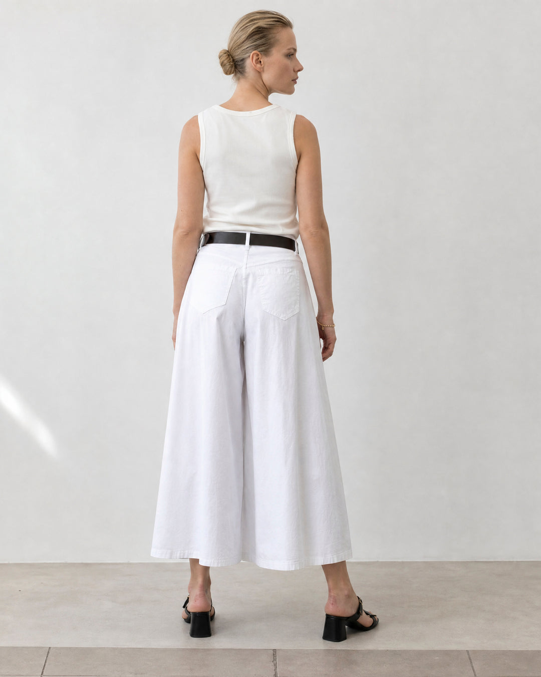 Jupe-culotte en coton CVA821318-2