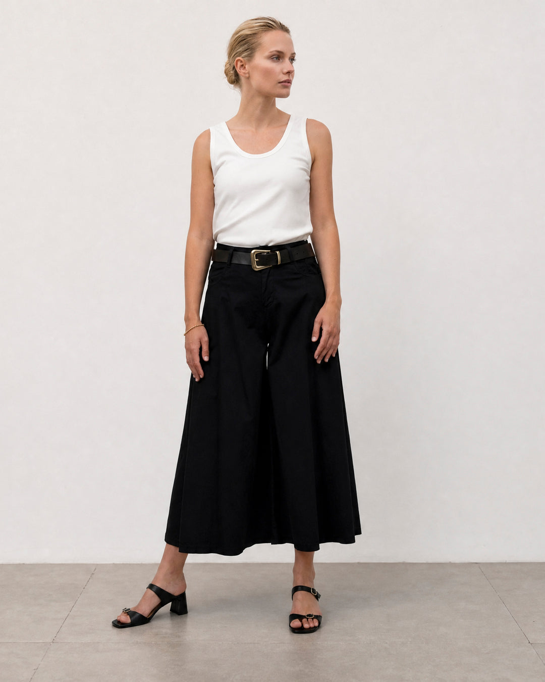 Jupe-culotte en coton CVA821318-2