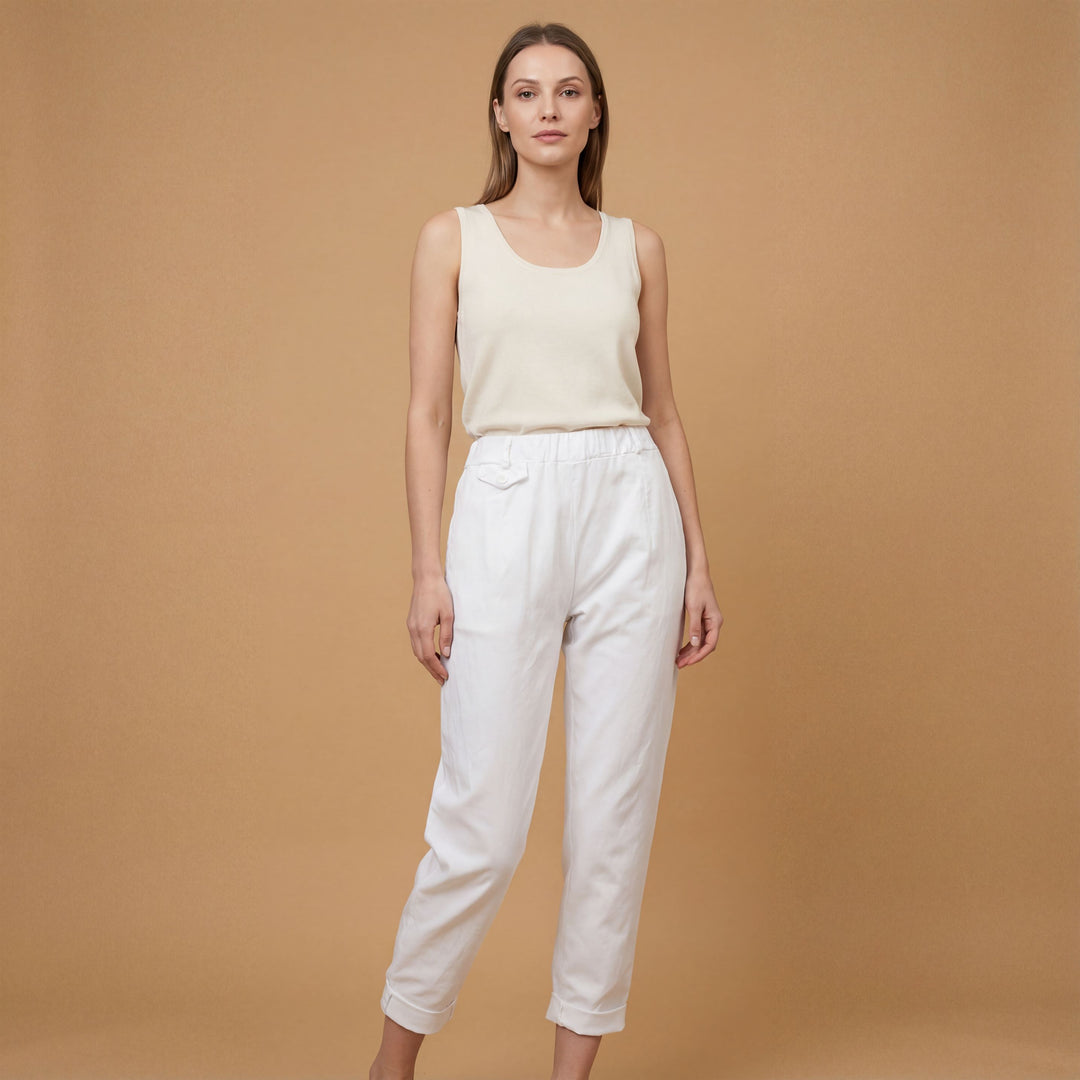 Balloon pants with front pocket - CVA823711 