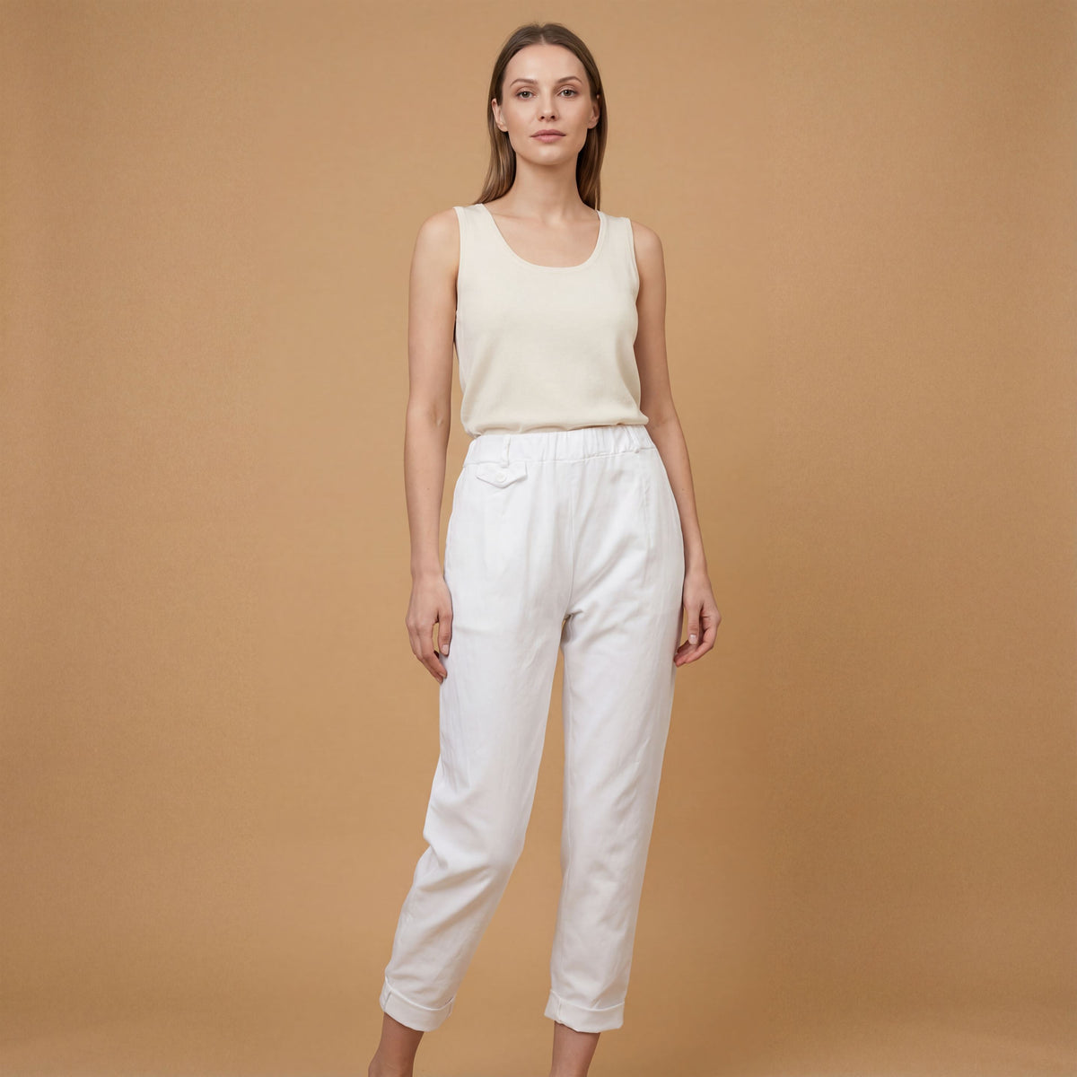 Balloon pants with front pocket   cva823711 