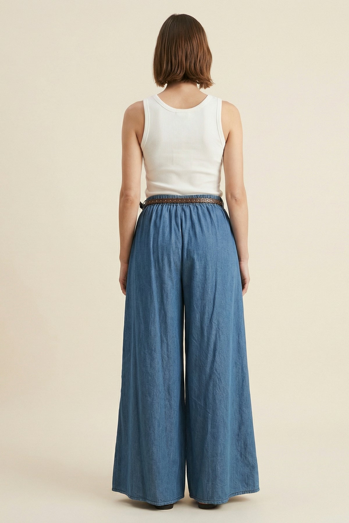 Wide leg culotte trousers cva824687 6