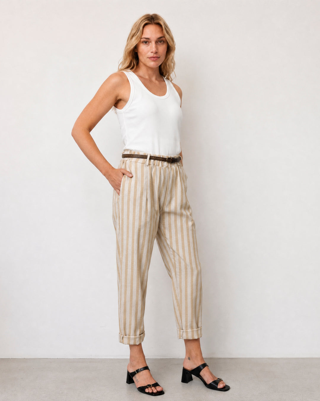 Pantalon rayé CVA826217