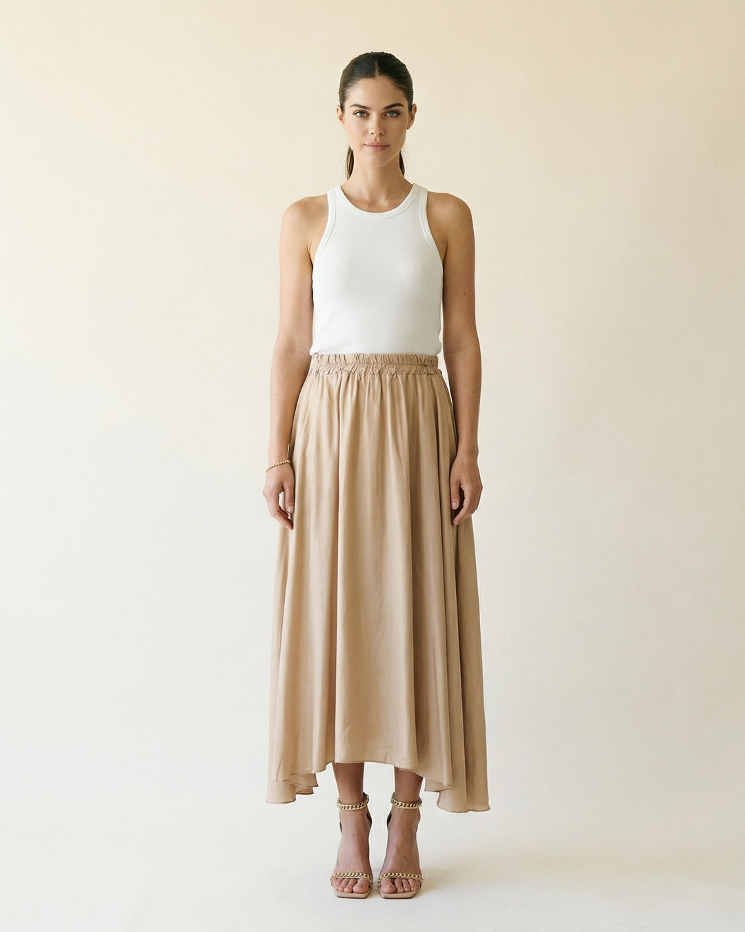 Satin skirt DB15167