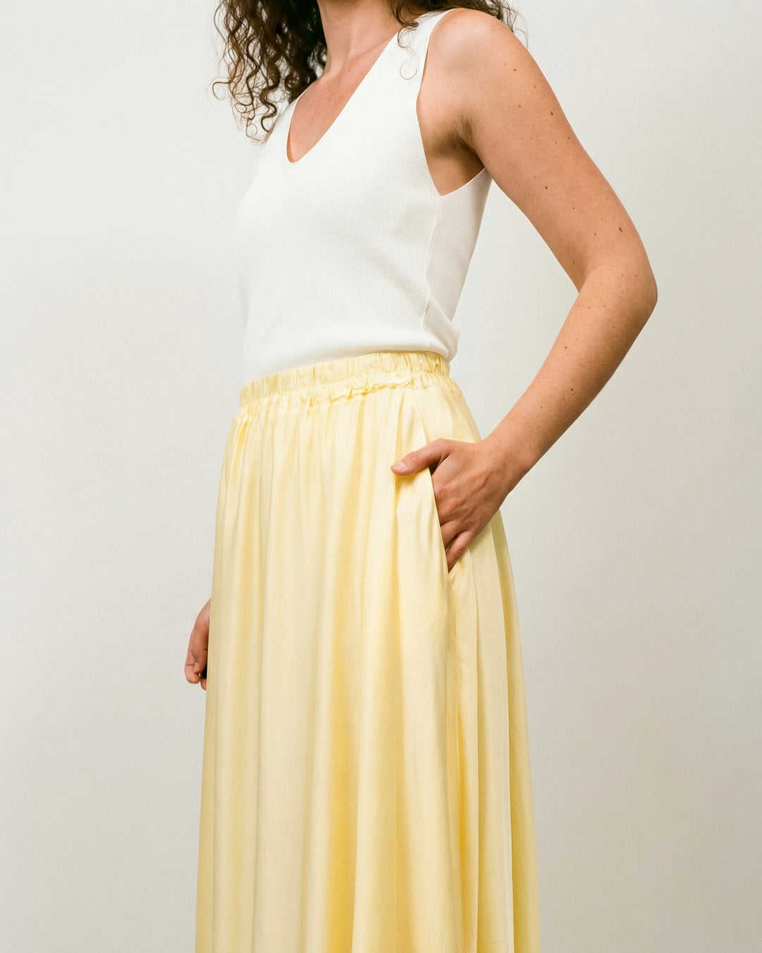 Satin skirt DB15167