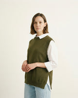 Straight-cut knit tank top - DSY0253