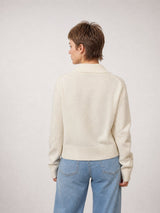 Gilet mérinos à col chemise DSYL2621