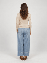 Pull en laine mérinos à col montant et coupe ajustée – DSYL88248