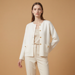 Load image into Gallery viewer, Buttoned vest with patch pockets DSY9463
