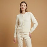 Charger l'image dans la galerie, Gilet col rond en maille duveteuse PJ25005
