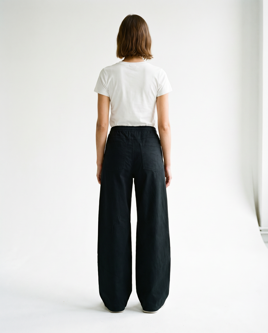 Pantalon droit taille élastique CVA826238