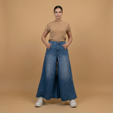 High-waisted flared denim trousers – SD9322