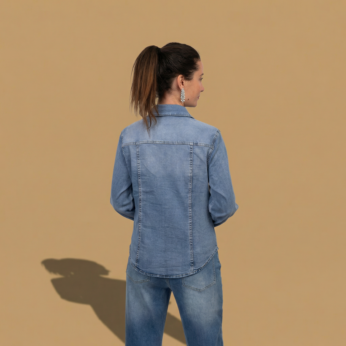 Slim fit denim shirt – sd9186