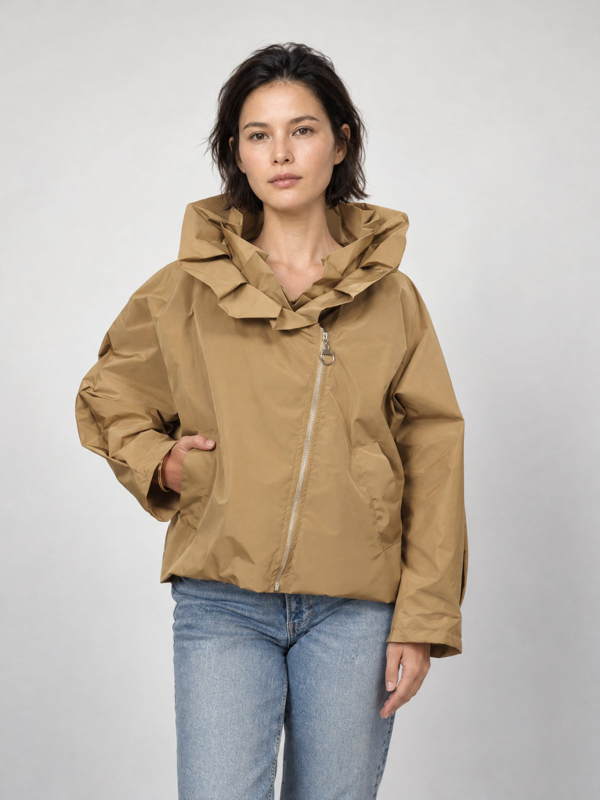 Veste imperméable à col rabattu – HM7136