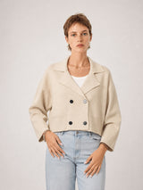 Veste en maille croisée HY30760