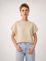 Pull ample sans manches HY626035