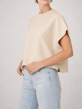 Pull ample sans manches HY626035