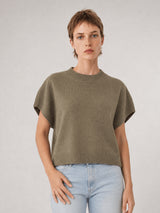 Pull ample sans manches HY626035