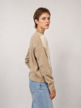 Pull losanges laine-cachemire HYC6665