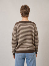 Pull rayé en laine HYL18108