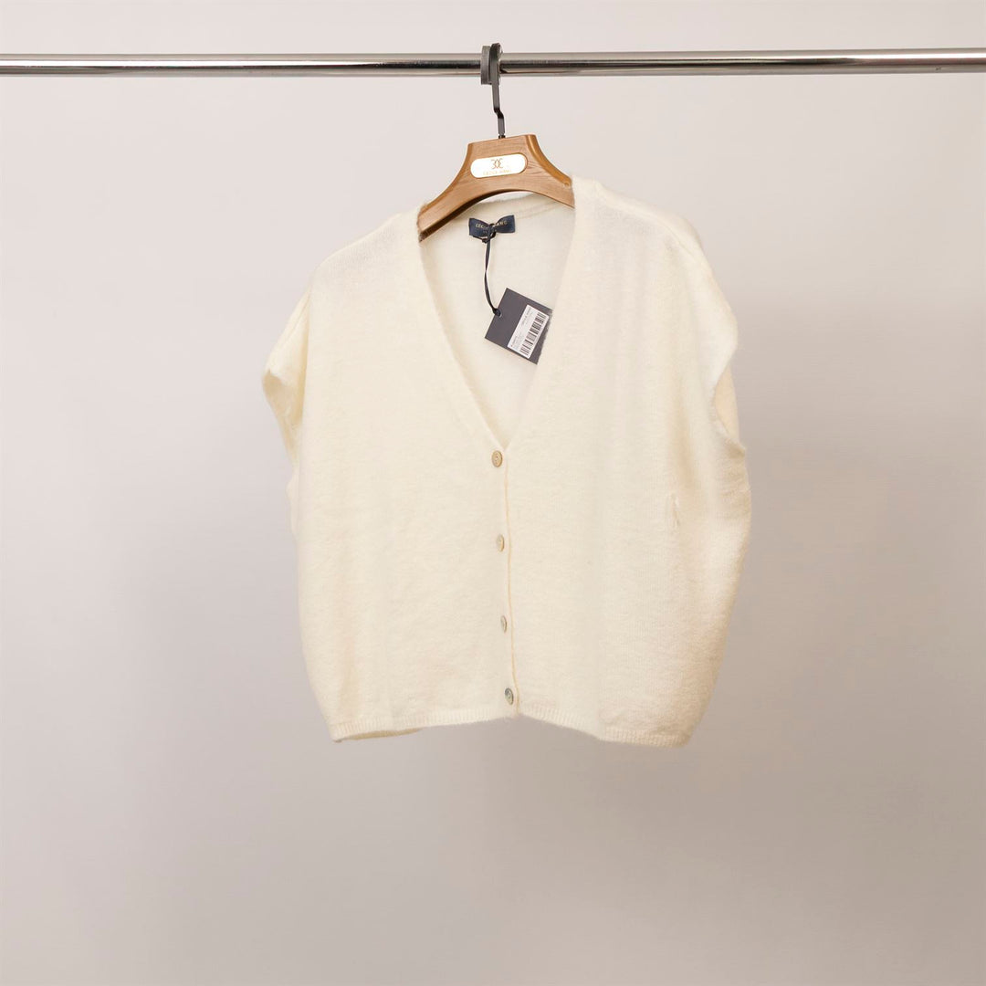 Soft knit V-neck sleeveless vest – PJ24073 