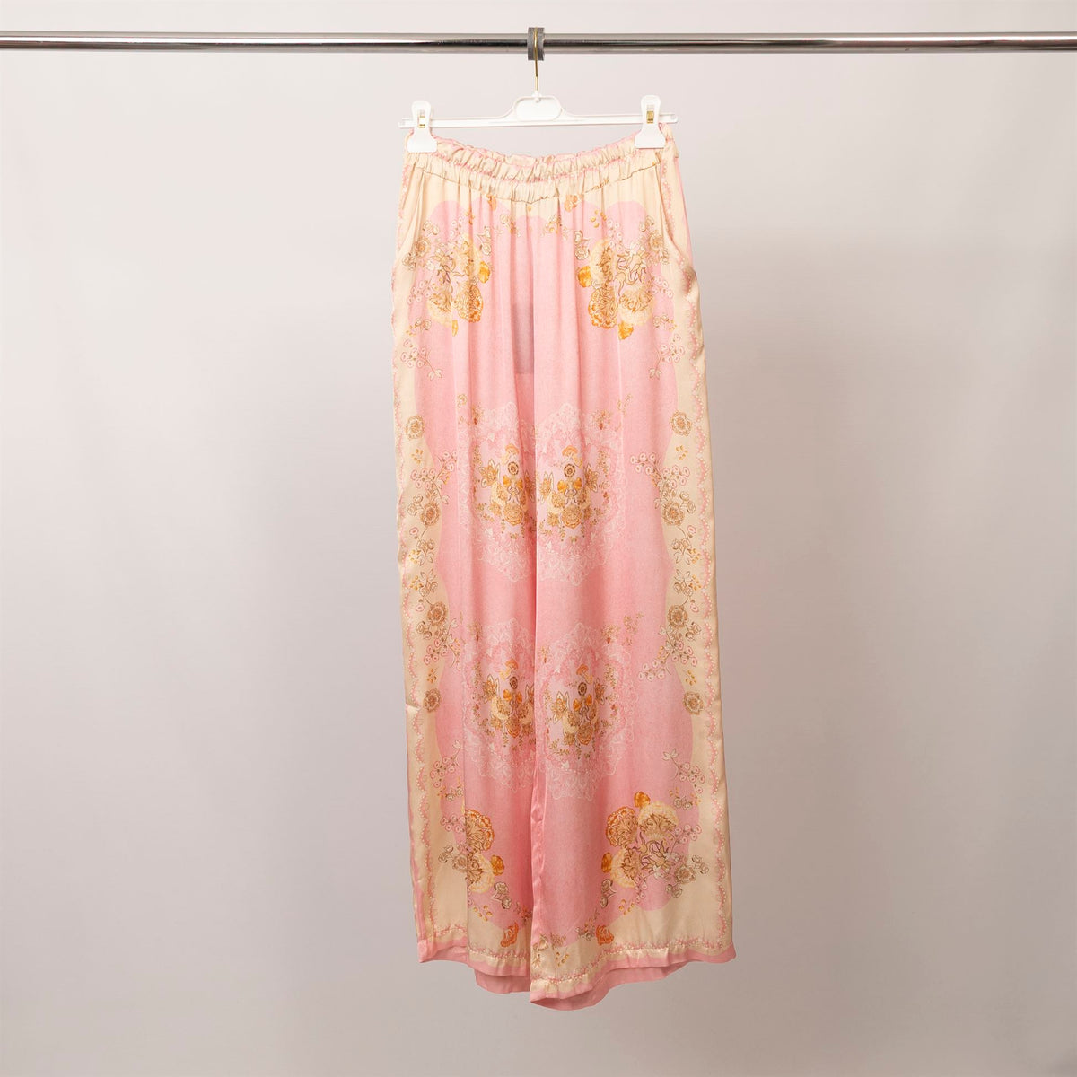 Pantalon satiné ample imprimé esprit baroque – kd9099vs 3